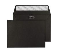 Blake Colour | sobres negros C6 (11.4 x 16.2cm) | 500 unidades | 120 g/m² | certifcado FSC y sostenible | tira autoadhesiva | sobres para invitaciones y manualidades | modelo 114