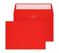 Blake Colour | sobres rojos C6 (11.4 x 16.2cm) | 25 unidades | 120 g/m² | certifcado FSC | tira autoadhesiva | sobres para invitaciones y manualidades | modelo 15106