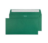 Blake Colour | sobres verde oscuro DL+ (11.4 x 22.9cm) | 25 unidades | 120 g/m² | certifcado FSC y sostenible | tira autoadhesiva | sobres para invitaciones y manualidades | modelo 25221