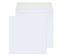 Blake Everyday | sobres (15.5 x 15.5cm) | 500 unidades | 100g/m² | sobres con tira autoadhesiva | certificación PEFC y sostenible | sobres blancos 6.1 x 6.1" | pack múltiple papelería | modelo 0155PS