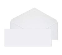 Blake Everyday | sobres 80 x 215 mm (3.1" x 8.5") (8 x 21.5cm) | 1000 unidades | 90 g/m² | sobres blancos con goma | para papelería y manualidades | modelo ENV2164