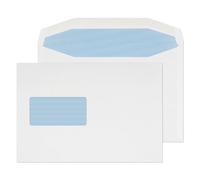 Blake Everyday | sobres C5+ (16.2 x 23.8cm) | 500 unidades | 90 g/m² | certifcado PEFC y sostenible | sobres blancos con goma | con ventana | papelería | para oficinas y manualidades | modelo 4708