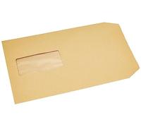 Blake Everyday | sobres C5 (22.9 x 16.2cm) | 500 unidades | 90 g/m² | sobres kraft autoadhesivos | con ventana | papelería | para oficinas y manualidades | modelo 18099