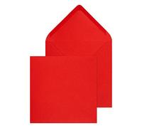 Blake Everyday | sobres cuadrados rojos (15.5 x 15.5 x 0cm) | 500 unidades | 100 g/m² | sobres gommados 6.1 x 6.1" | para papelería y manualidades | modelo ENV4265