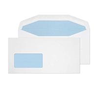 Blake Everyday | sobres DL+ (11.4 x 22.9cm) | 1000 unidades | 110 g/m² | certifcado PEFC y sostenible | sobres blancos con goma | con ventana | papelería | para oficinas y manualidades | modelo 8704