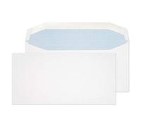 Blake Everyday | sobres DL (11 x 22cm) | 1000 unidades | 110 g/m² | certifcado PEFC y sostenible | sobres blancos con goma | papelería | para oficinas y manualidades | modelo 8701