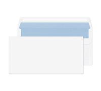 Blake Everyday 110 x 220 mm, 75 gsm Cartera Autoadhesivo (12772), Blanco - Paquete de 500