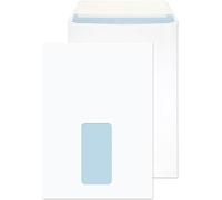 Blake Everyday | sobres DL+ (12.1 x 23.5cm) | 100 unidades | 100 g/m² | certifcado PEFC y sostenible | sobres blancos con tira autoadhesiva | con ventana | papelería | oficinas y manualidades