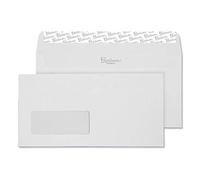 Blake Premium Business | sobres DL con ventana (11 x 22 cm) | 50 unidades | papel de 120gr | certifcado FSC | sobres con tira autoadhesiva | de oficina/comerciales | blancos | modelo 35265