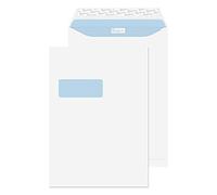 Blake Premium Office | sobres B4 con ventana (35.2 x 25cm) | 250 unidades | 120gr | certificado FSC | tira autoadhesiva | sobres oficina y comerciales | blancos | papel | modelo 38116