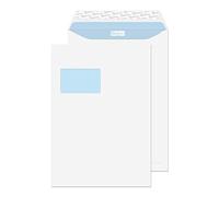 Blake Premium Office | sobres C4 con ventana (32.4 x 22.9cm) | 250 unidades | 120gr | certificado FSC | tira autoadhesiva | oficina y comerciales | sobres alemanes | blancos | modelo 36126DE