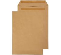 Blake Purely Everyday - Sobres de manila C4 (324 x 229 mm), paquete de 50 unidades, grosor de 90 g/m², sobres autoadhesivos C4 marrón, sobres de papel kraft tamaño carta, suministros de papelería