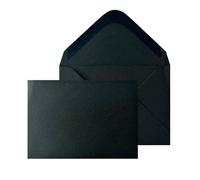 Blake Purely Everyday - Sobres pequeños negros de 70 x 100 mm, paquete de 1000-120 g/m² de grosor, mini sobre engomado de 2.8 x 3.9 pulgadas, para floristería y ramo de flores, suministros de negocios