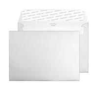 Blake Shine 114 x 162 mm, 130 gsm Cartera Despegar y sellar (112), Plata metálica - Paquete de 500