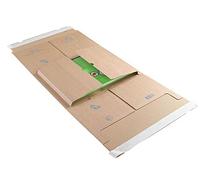 Blake VITA | embalaje de cartón para libros (35 x 32 x 7cm) | 25 unidades | 120gr | ecológico FSC | tira autoadhesiva | caja de cartón para envío de libros | packaging para libros | modelo PPW65