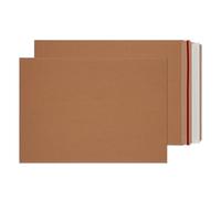 Blake VITA - Sobres de cartón kraft B4 (35,2 x 25 cm), paquete de 100 unidades, resistentes, 350 g/m², embalaje sostenible 100% reciclable, antidobleces con tira de rasgadura, sobre de tapa dura para