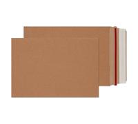 Blake VITA - Sobres de cartón kraft de 23,9 x 16,4 cm, paquete de 200 unidades, resistentes de 350 g/m², embalaje 100% reciclable sostenible, antidobleces con tira de rasgadura, sobres de tapa dura
