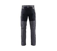 Blaklader 145918459699D108 - Pantalón de trabajo elástico, color gris y negro, talla D108