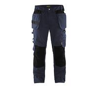 Blaklader 155518608699C154 - Pantalones de trabajo, color azul marino/negro, talla C154