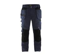 Blaklader 155518608699D116 - Pantalones de trabajo de artesanía, color azul marino y negro, talla D116