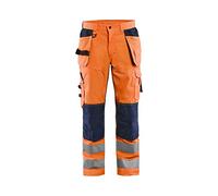 Blaklader 156518115389D92 High Vis - Pantalones de trabajo con efecto de ventilación, talla D92