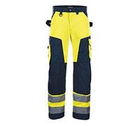 Blaklader 15661811 Alto Tornillo Arbeitshose Ohne Nageltaschen, Amarillo/Marina, tamaño D120