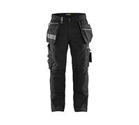 Blaklader 159013439900D100 Craftsman - Pantalón con elástico, color negro, talla D100