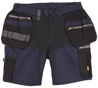 Blaklader 159813438699C52 - Pantalones cortos de artesano con elástico, color azul marino y negro, talla C52