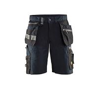 Blaklader 159813438699C62 - Pantalones cortos de trabajo con elástico, color azul marino y negro, talla C62