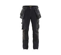 Blaklader 199816449900C50 X1900 - Pantalones de trabajo para artesanos (4 vías, talla C50), color negro