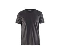 Blaklader 336010299800M - Camiseta con cuello en V, color gris oscuro, talla M