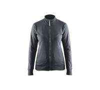 Blaklader 337211589800L - Sudadera para mujer, color gris oscuro, talla L