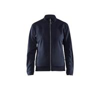 Blaklader 339425268699L - Sudadera con cremallera para mujer, color azul marino y negro, talla L