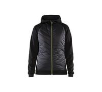 Blaklader 346425269933L - Sudadera híbrida para mujer, color negro y amarillo, talla L
