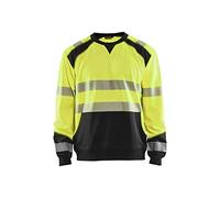 Blaklader 35412528 - Sudadera de alta viscosidad, color amarillo y negro, talla L