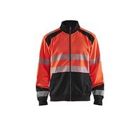 Blaklader 355825285599L - Sudadera con cremallera (talla L), color rojo y negro