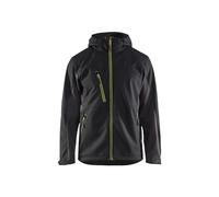 Blaklader 475325169933XS - Chaqueta softshell, color negro y amarillo, talla XS