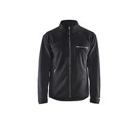 BLAKLADER 48302510 CHAQUETA FLEECE, Negro, talla XS