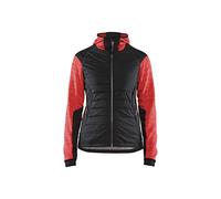 Blaklader 593121175699M Chaqueta híbrida para mujer, Rojo/Negro, Talla M