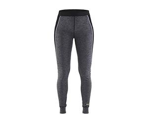 Blaklader 720117329699M - Camiseta interior cálida para mujer, 100% merino, color gris y negro, talla M
