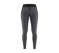 Blaklader 720117329699S - Camiseta interior cálida para mujer, 100% merino, color gris y negro, talla S