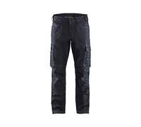 BLAKLADER Jean de maintenance stretch 2D 1439 - Marine M - FR(42) - SE(C48) - Standards - Vêtements de travail