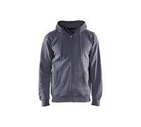 Blaklader Workwear - Sudadera con Capucha, Full con cremallera, Gris, 336610489400XXL