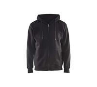 Blaklader Workwear - Sudadera con Capucha, Full con cremallera, Negro, 336610489900M