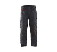 blakläder 149513309956 C148 Service Pantalones, Negro/Rojo, C148