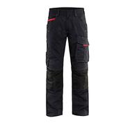 Blakläder 149513309956 C154 Servicio pantalones tamaño, negro/rojo, C154