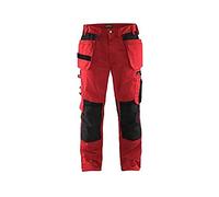 Blakläder 155518605699 C62 Craftsman Pantalones Tamaño, rojo/negro, C62