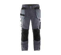 Blakläder 155518609499 C60 Craftsman Pantalones Tamaño, Gris/Negro, C60