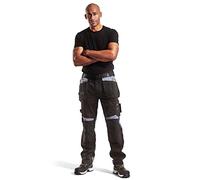 Blakläder 155518609994 C56 Craftsman Pantalones Tamaño, negro/gris, C56