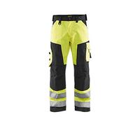 Blakläder 156618113399 C44 pantalón alta visibilidad amarillo/negro, multicolor, 156618113399C56